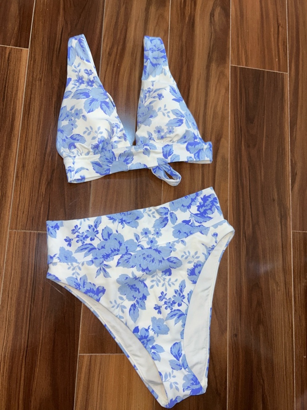 Small Aerie swim floral bikini set